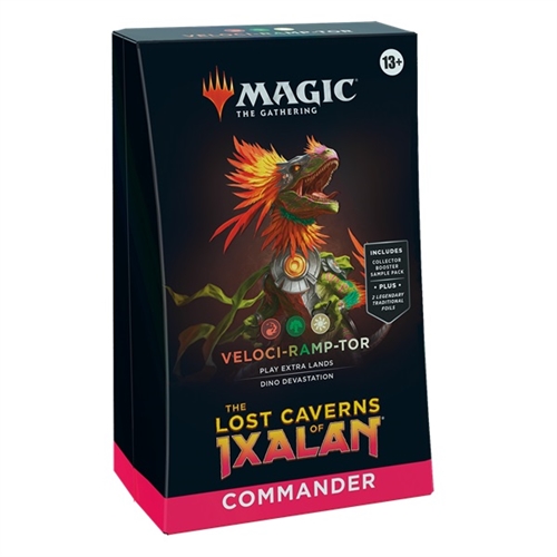 The Lost Caverns of Ixalan - Veloci-Ramp-Tor Commander Deck  - Magic the Gathering